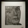 Graphite Drawing Wet Face
