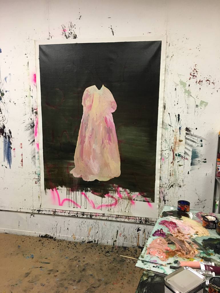 Original Abstract Landscape Painting by Carlisle Bell