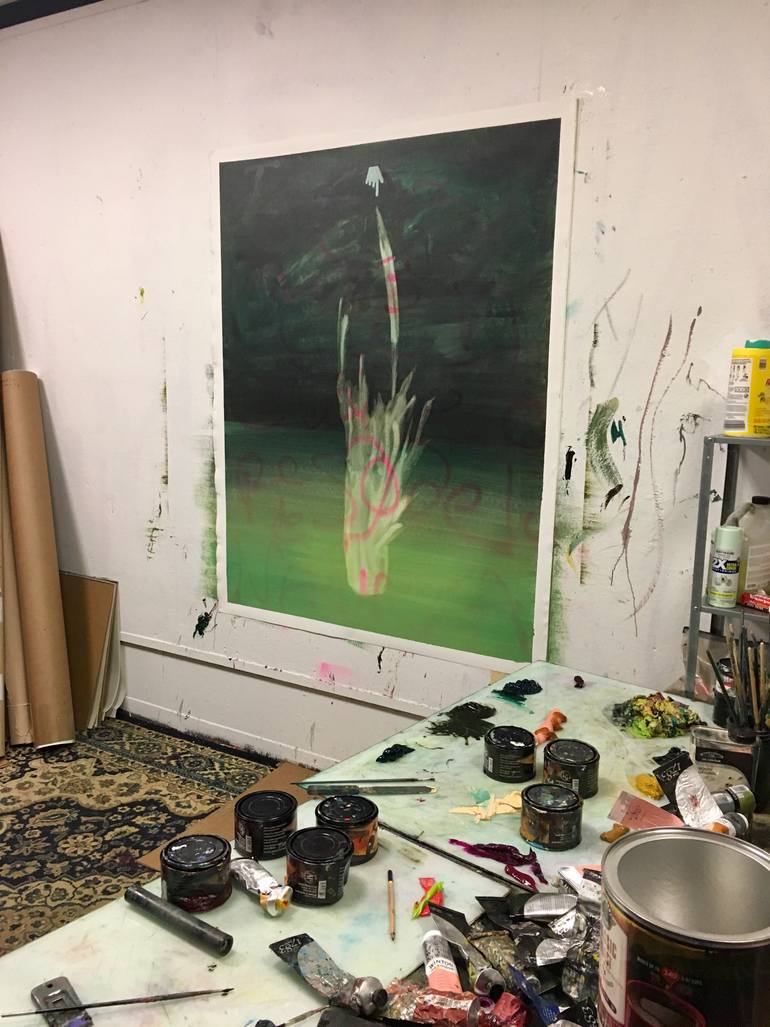 Original Abstract Landscape Painting by Carlisle Bell