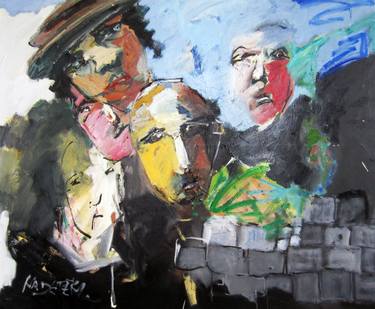 Original Expressionism People Paintings by Caesar W Radetzky