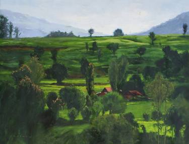Original Realism Landscape Paintings by vivek vadkar