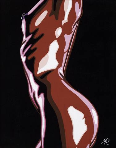 Original Pop Art Erotic Paintings by Mark Roberts