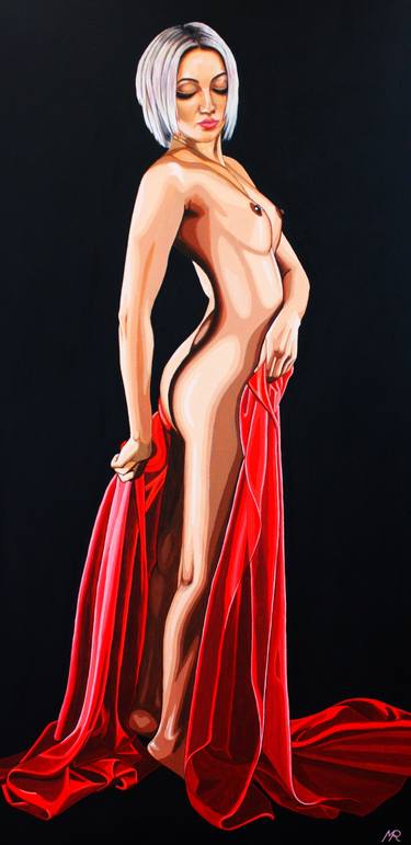 Original Figurative Nude Paintings by Mark Roberts
