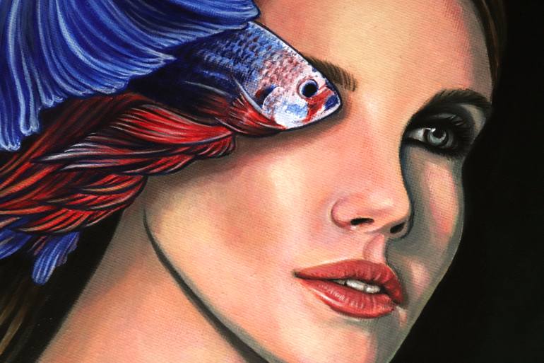Original Contemporary Women Painting by Wheeshan Ong