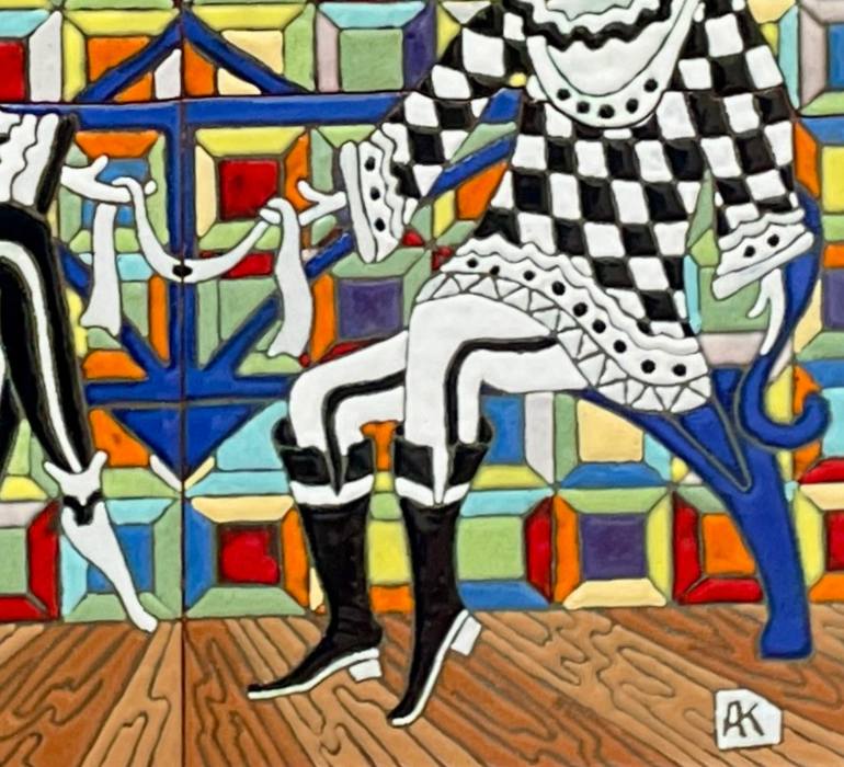 Original Figurative Cartoon Mixed Media by Kabanov Art Studio