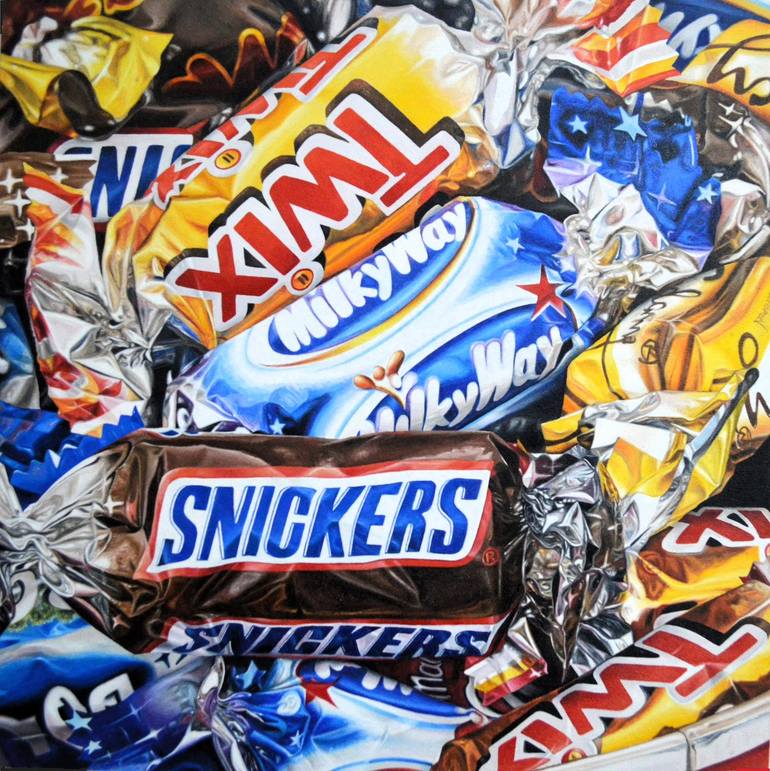 Original Food  Drink Painting by Nancy Whitehead  Photorealism Art on Canvas  Time to Celebrate  Original Framed Oil Painting