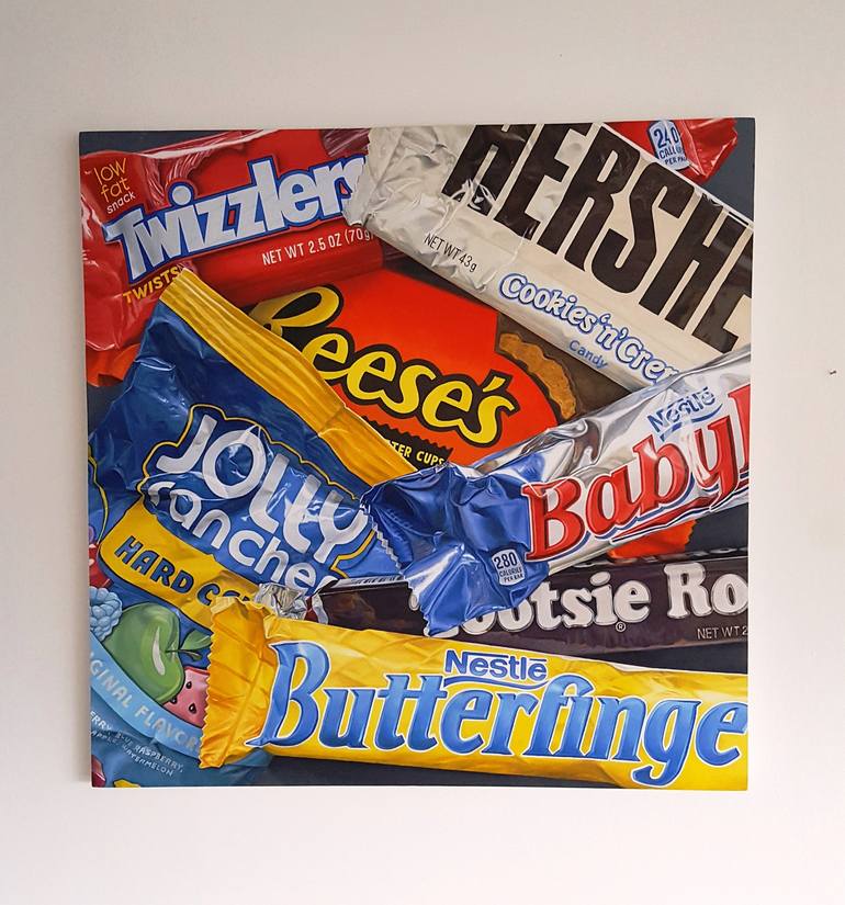 Original Photorealism Food Painting by Nancy Whitehead