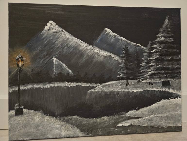 Original Expressionism Nature Painting by Dona Olariu