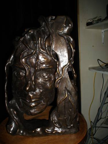 Original Pop Art Celebrity Sculpture by George Zavistovsky aka Tivaud