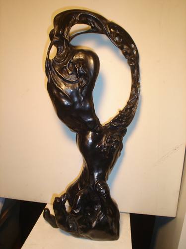 Original Abstract Expressionism Body Sculpture by George Zavistovsky aka Tivaud