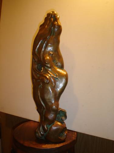 Original Abstract Expressionism Body Sculpture by George Zavistovsky aka Tivaud