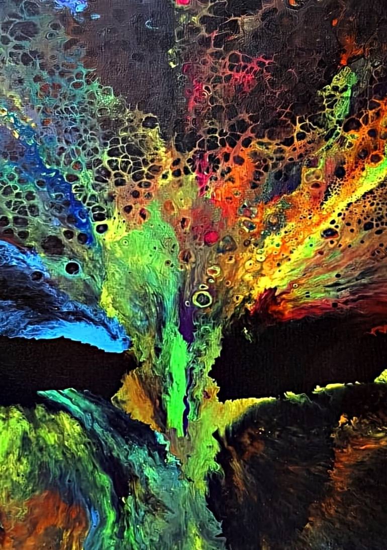 Original Contemporary Abstract Painting by Wuira Art