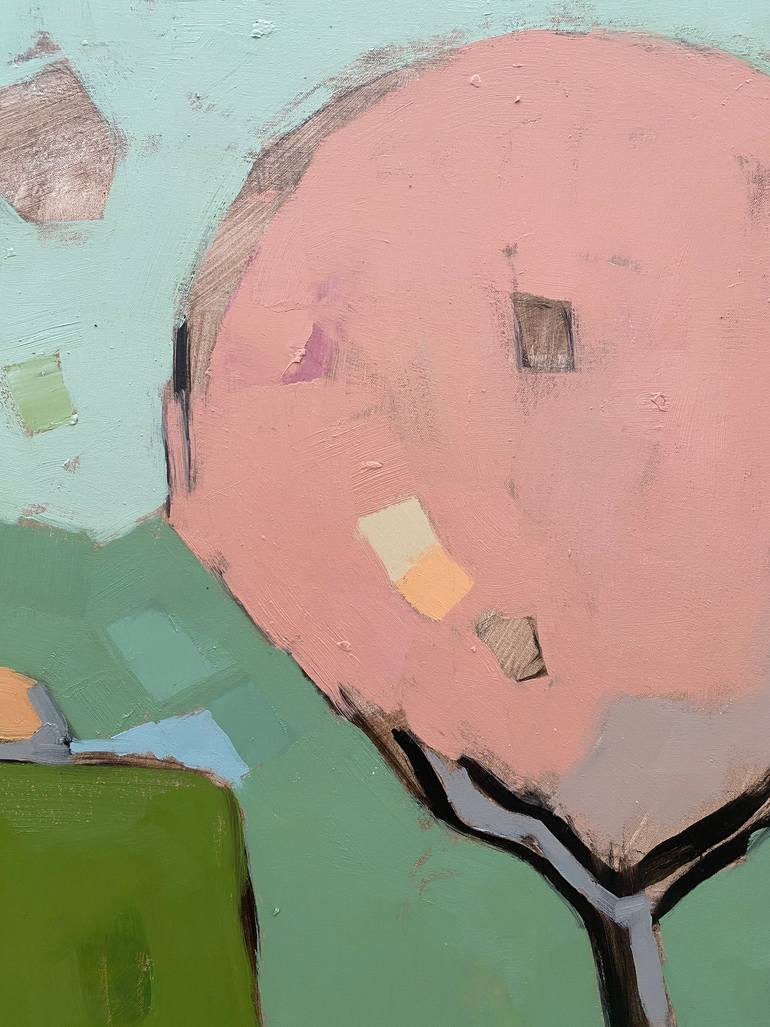 Original Abstract Landscape Painting by Aldo Cherres