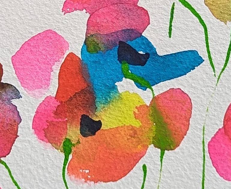 Original Contemporary Floral Painting by Honoria Starbuck