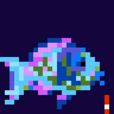 Undersea Pixels - Parrotfish thumb