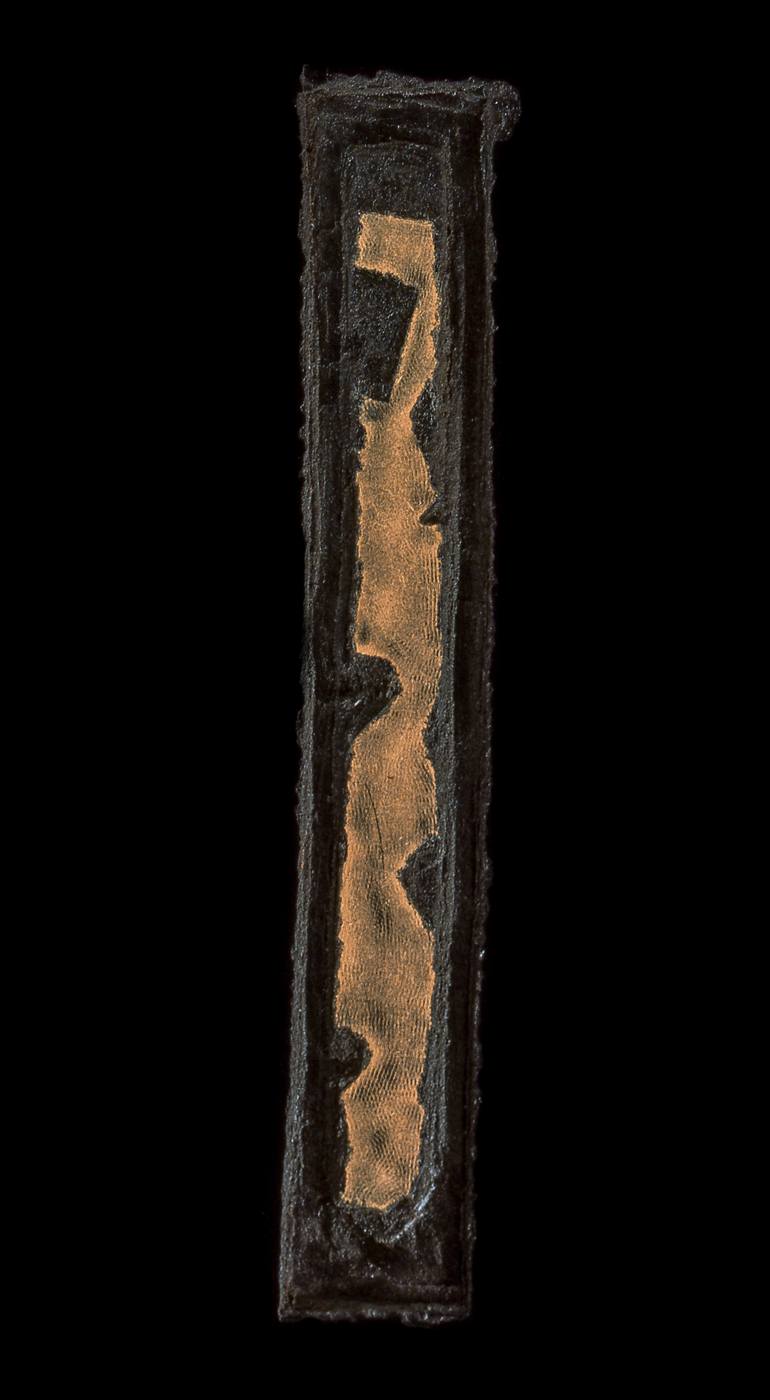 Original Abstract Painting by Bruno Biondi | Abstract Art on Mdf | Vertical Concepts: Illuminate The Night - Modern Art