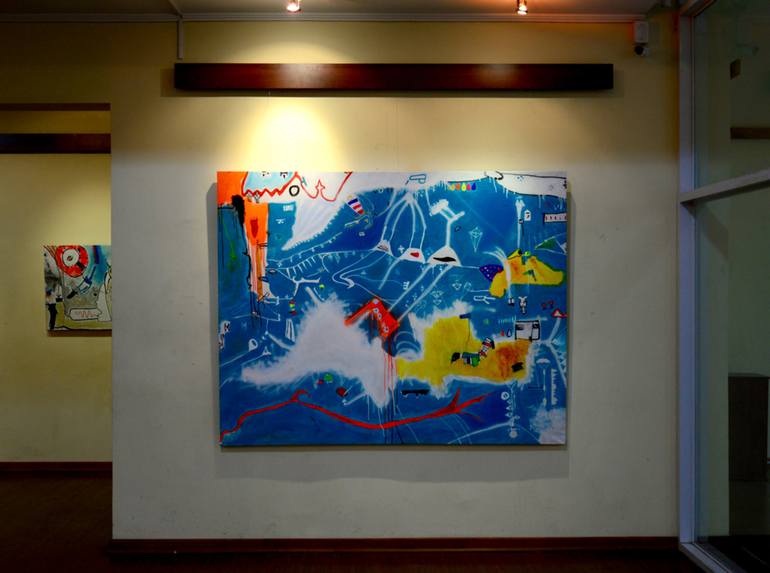 Original Abstract Painting by raimundo españa