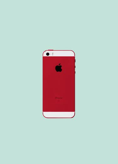 Red iPhone thumb