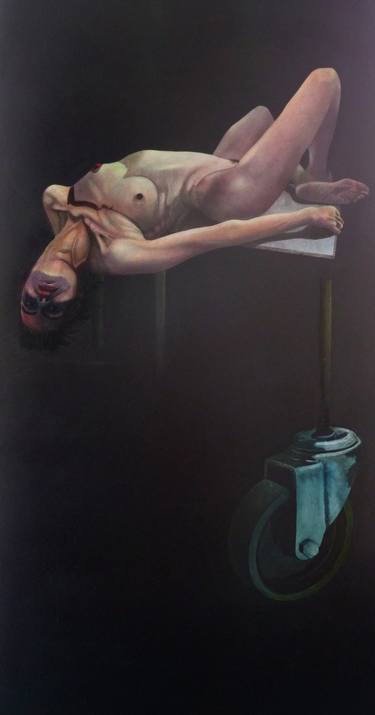 Original Surrealism Nude Paintings by eugene wolfberg