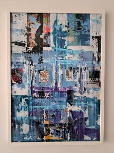 Original Modern Abstract Mixed Media by Gerard Carruthers