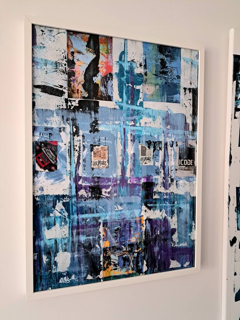 Original Modern Abstract Mixed Media by Gerard Carruthers