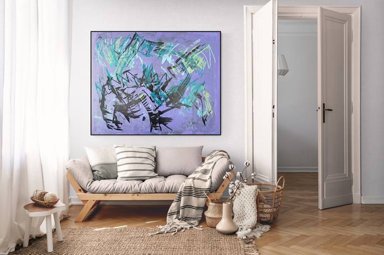 Original Modern Abstract Painting by Gerard Carruthers