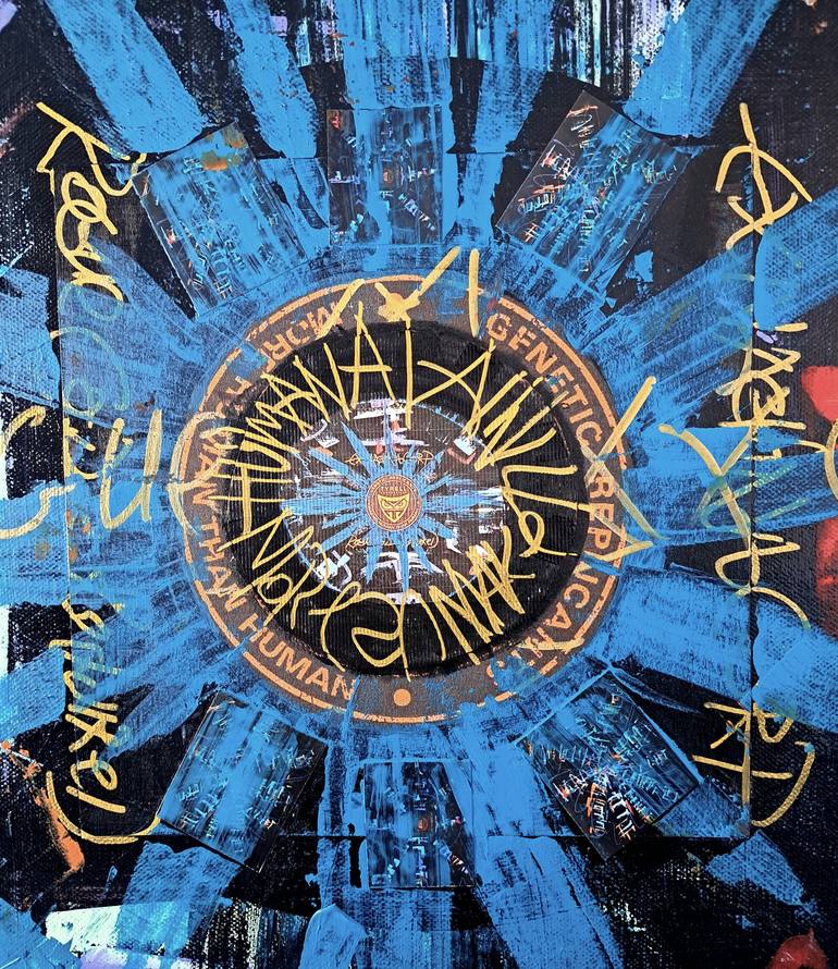Original Abstract Painting by Gerard Carruthers