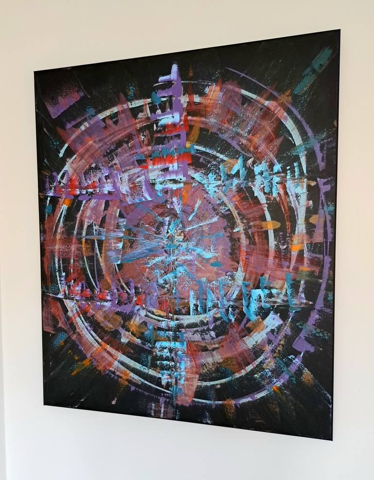 Original Abstract Painting by Gerard Carruthers
