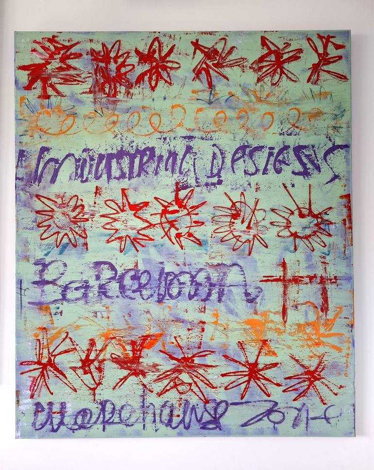 Original Abstract Painting by Gerard Carruthers