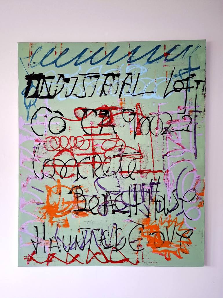 Original Contemporary Abstract Painting by Gerard Carruthers