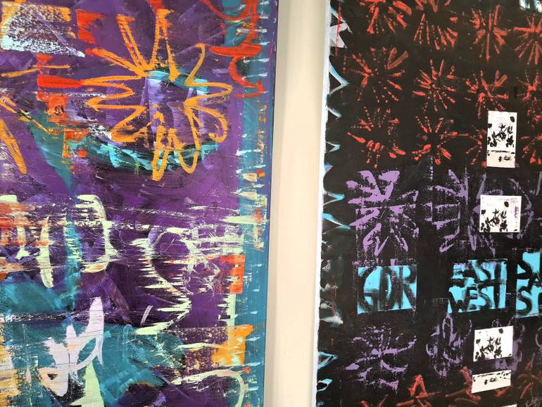 Original Contemporary Abstract Mixed Media by Gerard Carruthers