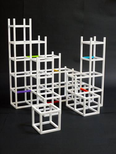 Original Abstract Architecture Sculpture by James Collins