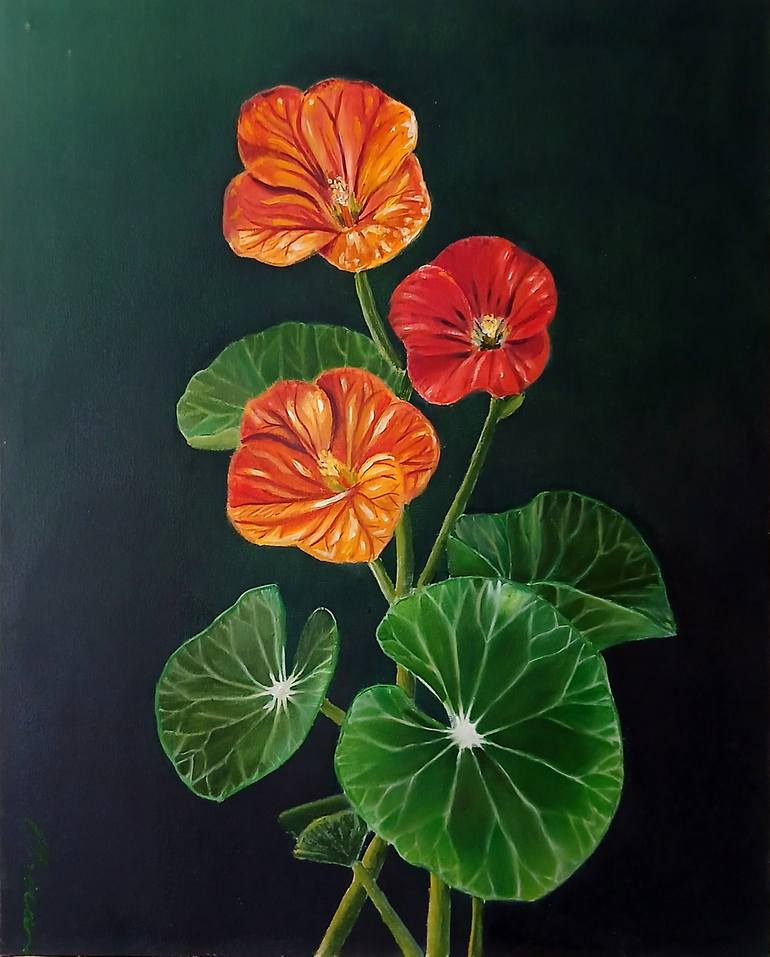 Original Still Life Painting by Chico Cordeiro | Realism Art on Canvas | The colors of the night