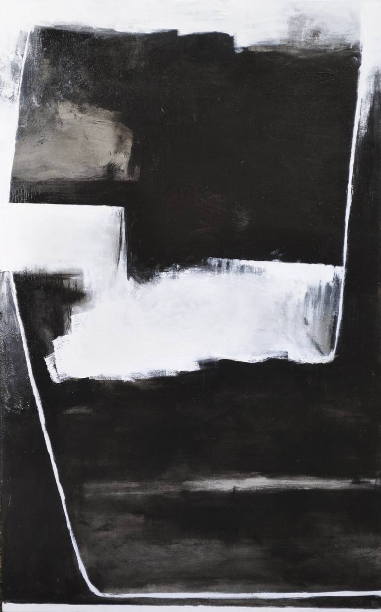 BW Painting by Pilar Ochagavia | Saatchi Art