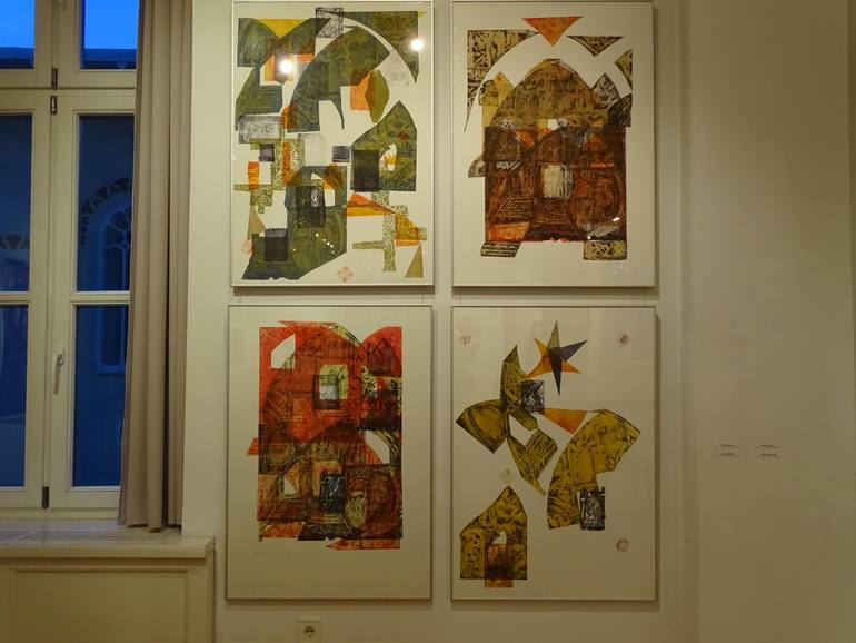 Original Contemporary Abstract Printmaking by Szocs Geza