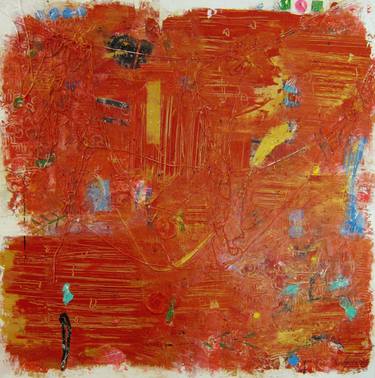 Original Abstract People Painting by Canal Jagerroos