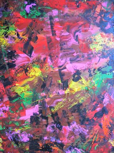 Original Abstract Expressionism Abstract Paintings by Reza Banisadre