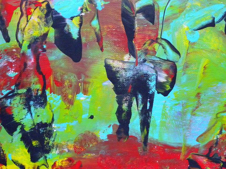 Original Abstract Expressionism Abstract Painting by Reza Banisadre