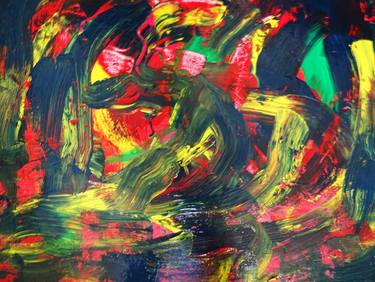 Original Abstract Expressionism Abstract Paintings by Reza Banisadre