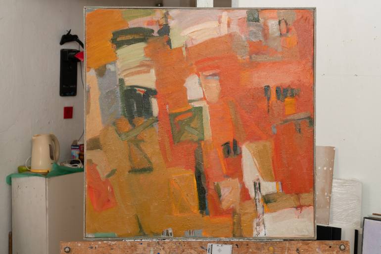 Original Abstract Expressionism Abstract Painting by Svetlana Yusim