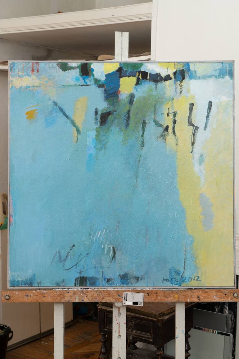 Original Abstract Expressionism Abstract Painting by Svetlana Yusim