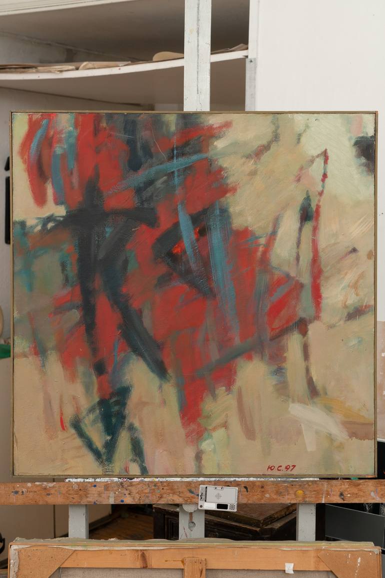 Original Abstract Expressionism Abstract Painting by Svetlana Yusim