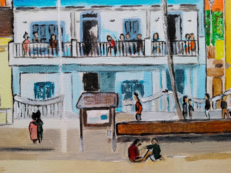 Original Contemporary Beach Painting by Alfred Fox