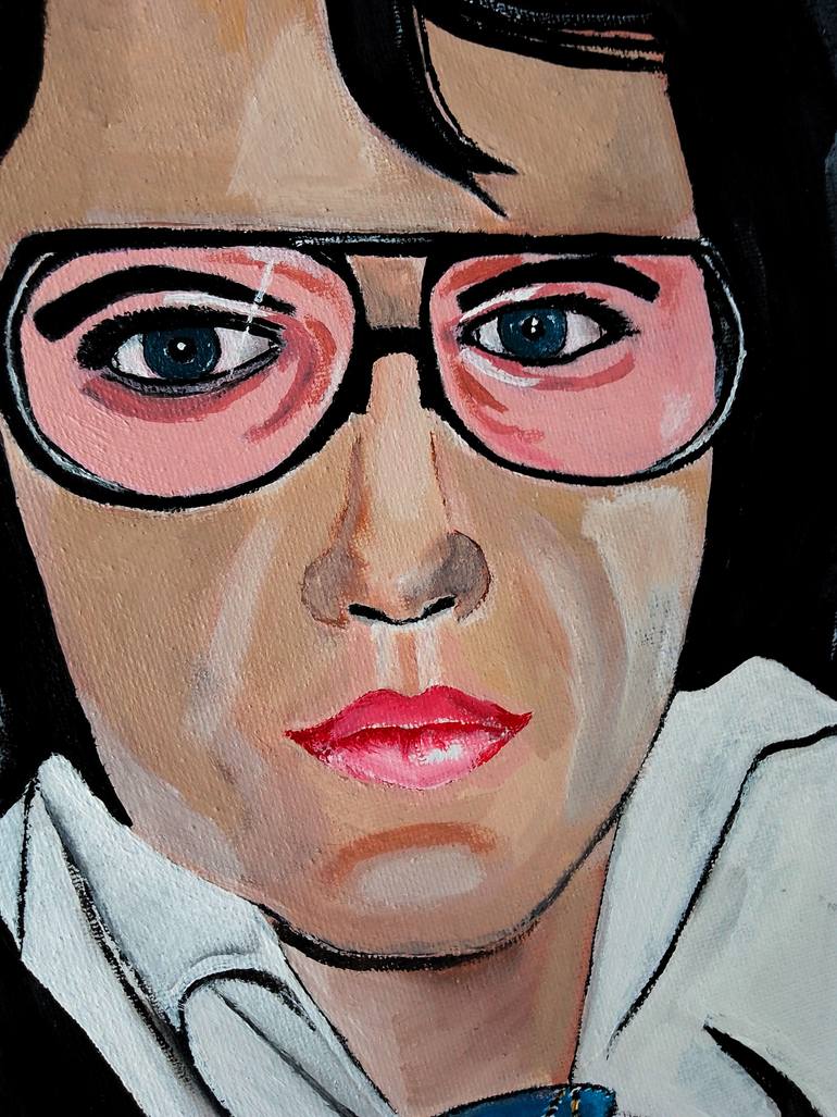 Original Abstract Pop Culture/Celebrity Painting by Alfred Fox
