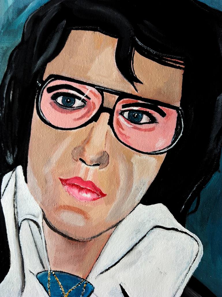 Original Abstract Pop Culture/Celebrity Painting by Alfred Fox