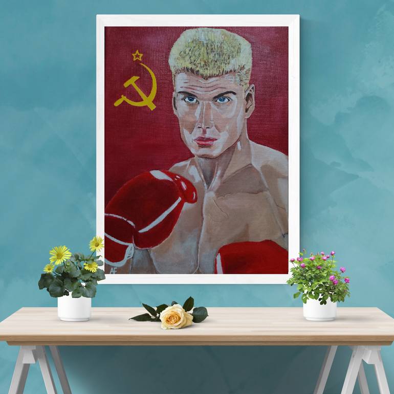Original Abstract Cinema Painting by Alfred Fox