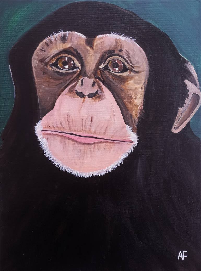 Original Wildlife Painting by Alfred Fox | Contemporary Art on Canvas | Guardian of the Forest