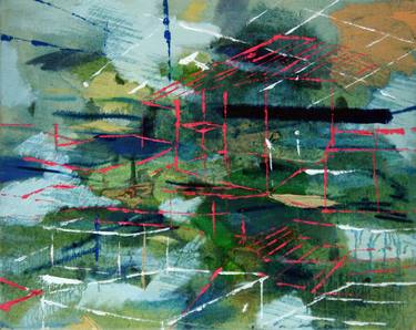 Print of Abstract Architecture Paintings by Görkem Dikel