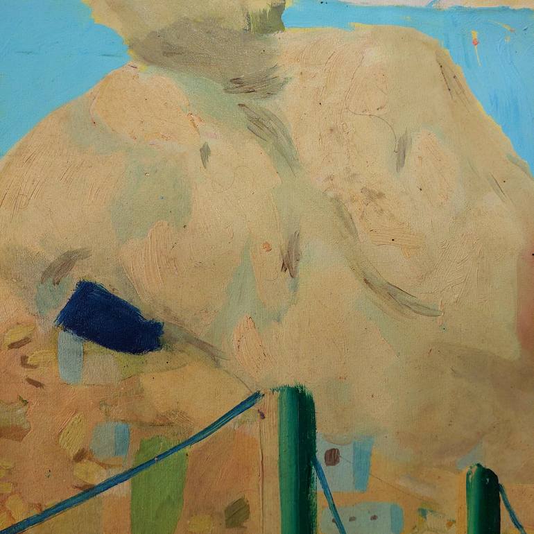 Original Abstract Expressionism Nude Painting by Görkem Dikel
