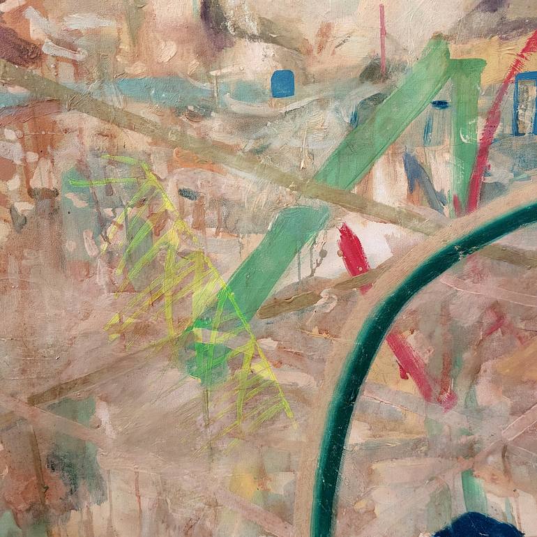 Original Abstract Expressionism Nude Painting by Görkem Dikel